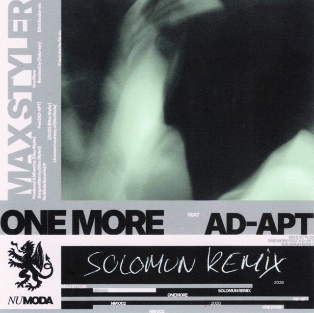 Max Styler, Ad-Apt - One More (Solomun Remix)